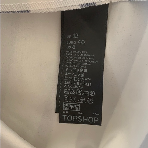 Topshop Purple Two Piece Top and Skirt Set - Picture 6 of 6